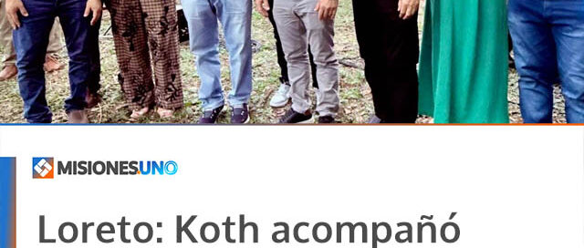 Loreto: Koth acompañó al gobernador en la presentación del Año del Legado Cultural Guaraní Jesuítico