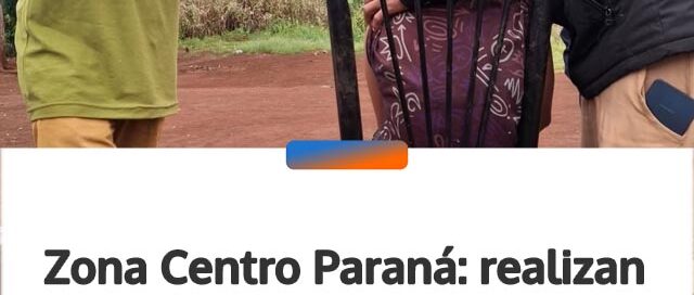 Zona Centro Paraná: realizan prácticas territoriales para la formación de vacunadores indígenas