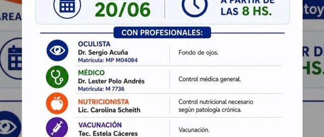 Ruiz de Montoya realizará un operativo integral de salud para pacientes diabéticos e hipertensos